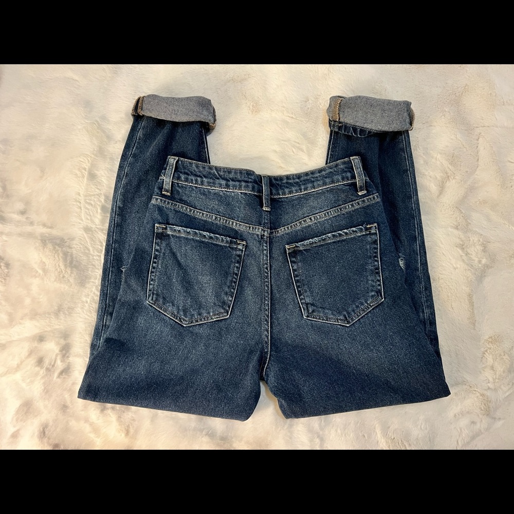 Flying Monkey High Rise Distressed Jeans - Picture 4 of 6